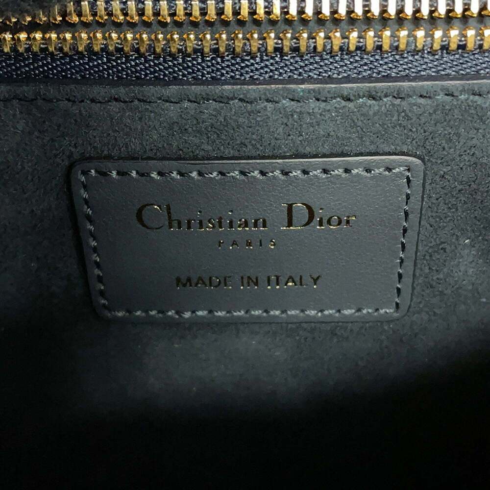 CHRISTIAN DIOR Blue Leather Shoulder Bag - Picture 15 of 15